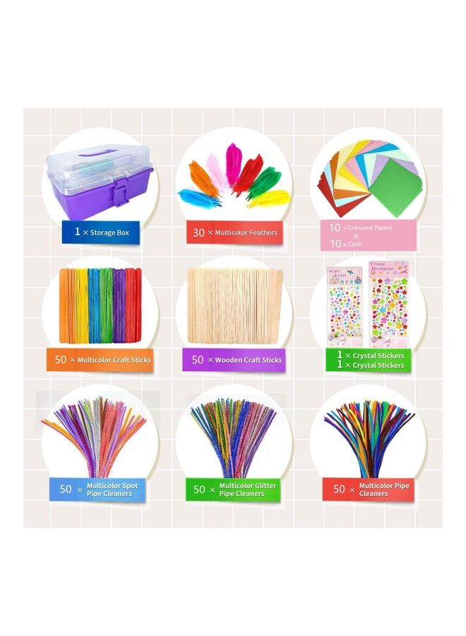 AMERTEER 3000-Piece Art & Craft Supplies For Kids - Image 3