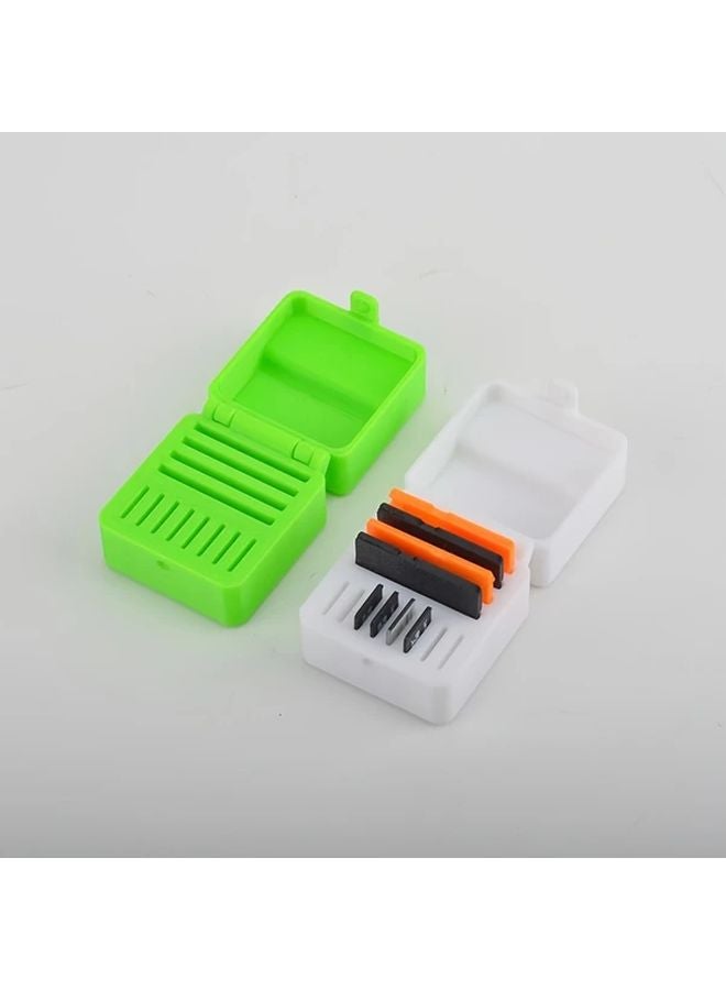 حافظة بطاقات SD خضراء مضغوطة مربعة صندوق تخزين لـ 4 بطاقات SD و 8 بطاقات Micro SD - Image 3