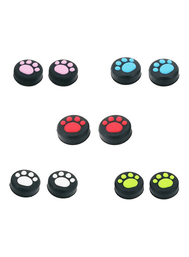 NIBEMINENT 2Pcs/Set Cat Palm Print Silicone Joystick Button Cap Cover for Nintendo Switch  - Image 3