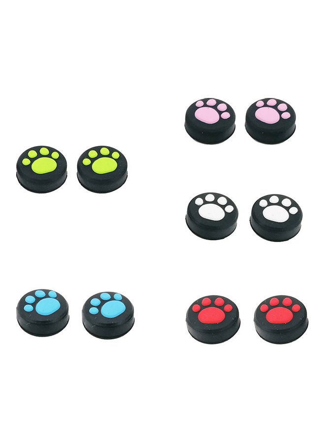 NIBEMINENT 2Pcs/Set Cat Palm Print Silicone Joystick Button Cap Cover for Nintendo Switch  - Image 4