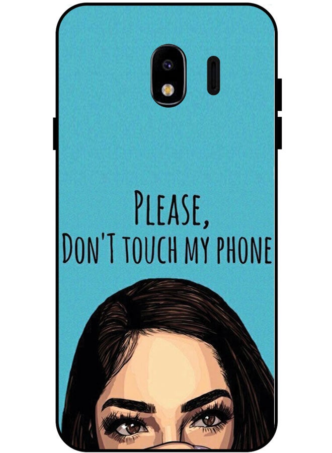 EYE CATCH Protective Case Cover For Samsung Galaxy F41 Smart Series Printed Protective Case Cover for Samsung F41 Please Don't Touch My Phone - Image 1