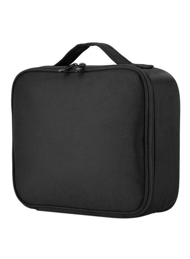 نيبمينينت حقيبة مبطنة قابلة للحمل تعمل بمنزلة منظم لمستحضرات التجميل وأدوات العناية الشخصية من إن لايف، طراز BB040 أسود - Image 1