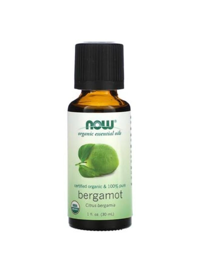 Now Foods Organic Essential Oils, Bergamot, 1 fl oz (30 ml)