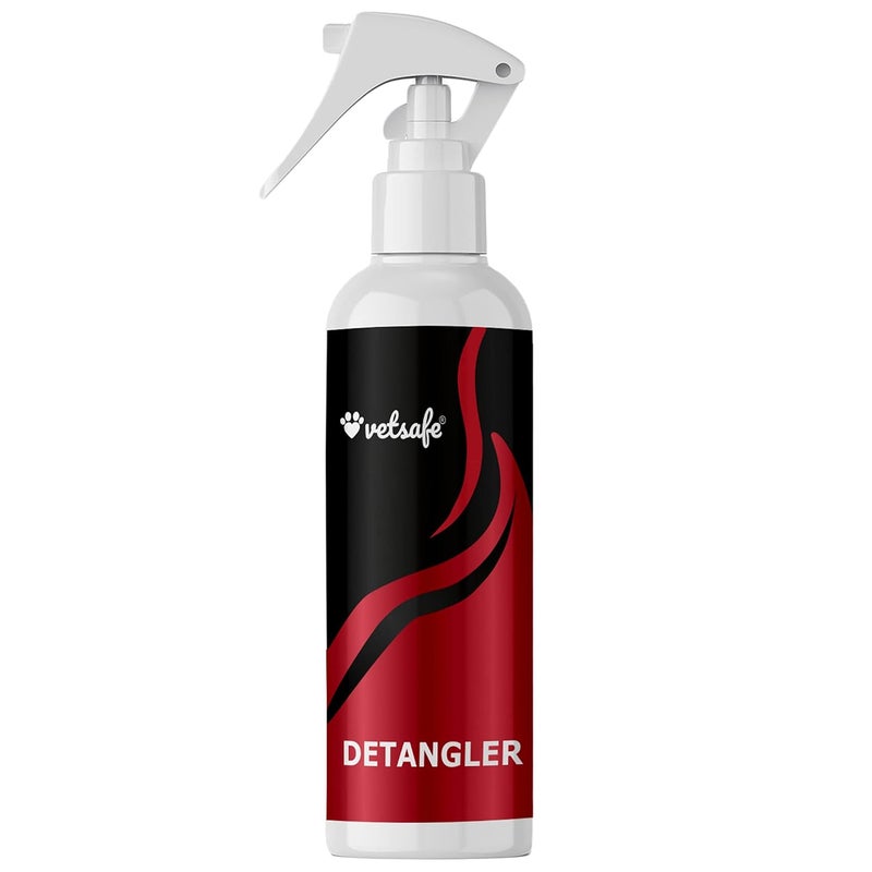 VetSafe Detangler Spray for Dogs & Cats – 200 ml | Easy Coat Detangling & Grooming Spray | Smooth, Shiny & Knot-Free Fur - Image 1