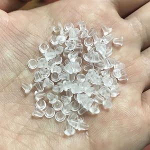 Chunney 500 Pieces Clear Earring Backs Safety Rubber Earring Clutch Earring Pads for Women - Image 4