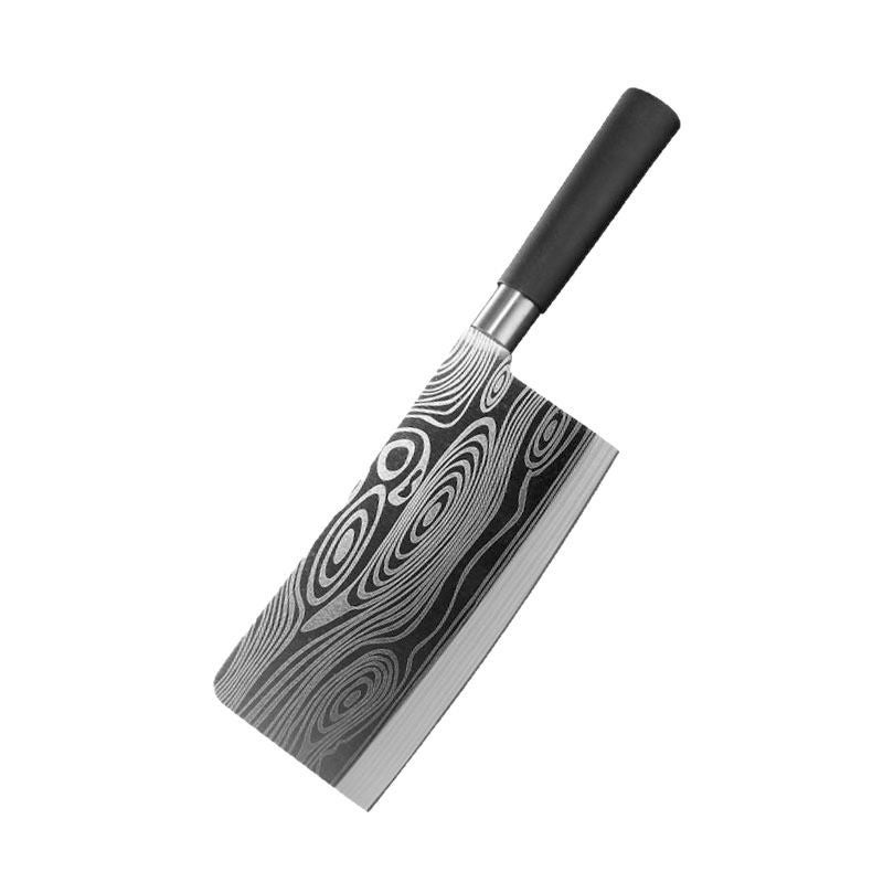 Damascus Kitchen Knife Set, Household Chef Knives Combo, Stainless Steel Slicing & Cleaver Knives - Image 2