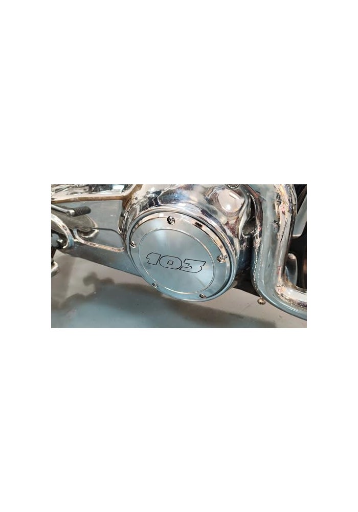 HDBUBALUS 5 Holes Derby Cover Engine Timing Cover Points Cover Fit for Harley Touring Trike Dyna Softail - Image 3