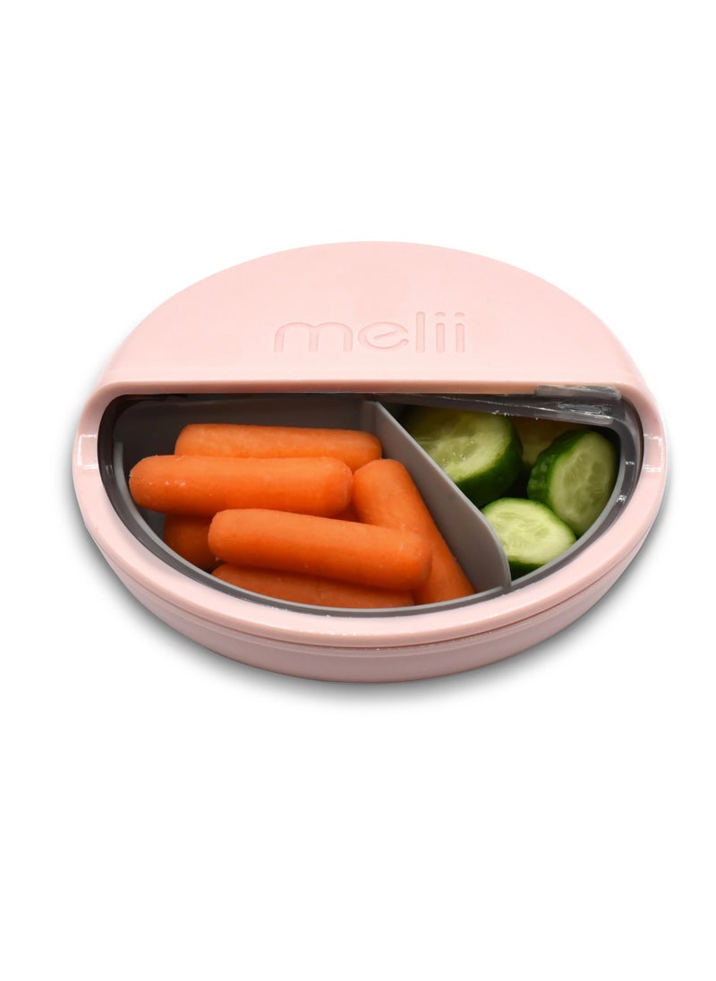 Spin Container For Kids 3 Compartment Snack Container With Exciting Spin Feature Bpa Free Portable And Easy To Clean Snack Companion