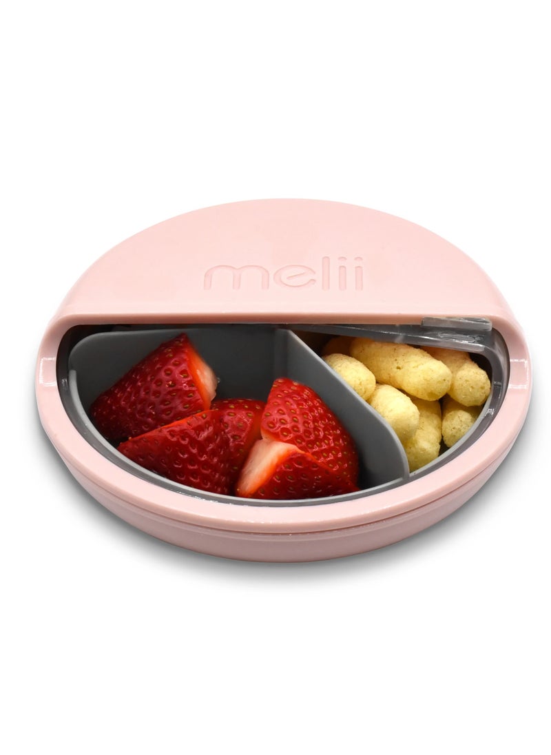 Spin Container For Kids 3 Compartment Snack Container With Exciting Spin Feature Bpa Free Portable And Easy To Clean Snack Companion