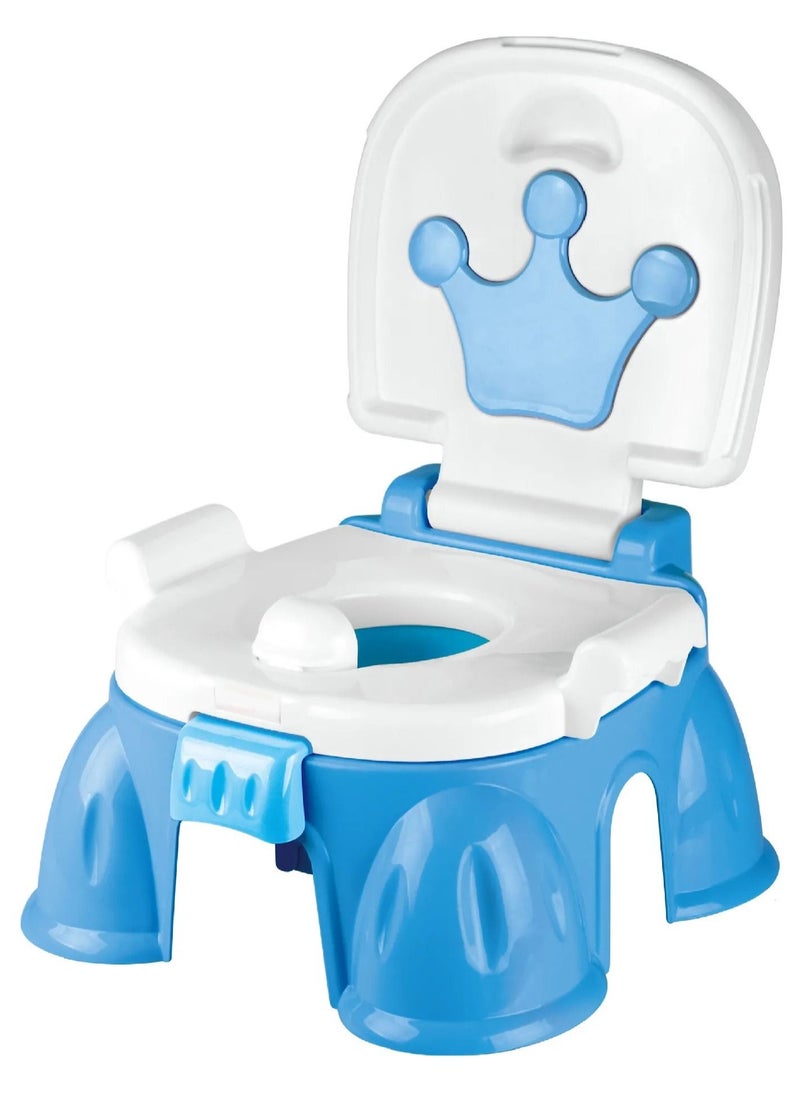 Generic Potty training chair for toddlers with music and sounds in a royal shape, potty with music 3 in 1, suitable for the bathroom, to train children to potty  - Image 1