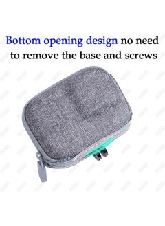 ULBTER Mini Storage Bag Case For Gopro Hero13 Hero12 Hero11 Hero10 Hero9 Hero8 Black + Gopro Hero 12 11 10 9 8 Rubber Lens Cap Cover Carrying Grey Box Accessory For Go Pro [2+1 Pack]  - Image 4