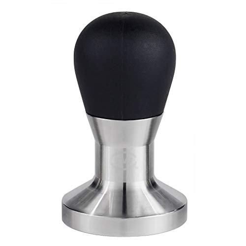 Rattleware Stainless Steel Round Tamper - Premium Ergonomic Grip, Perfect for Espresso Machines, Consistent Grounds Packing & Durable Design (Long - 58mm Dia) - Image 5