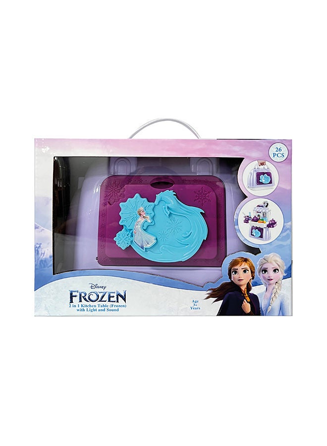 Disney FROZEN Kitchen Table Set 2-In-1 Light/Sound - Image 1
