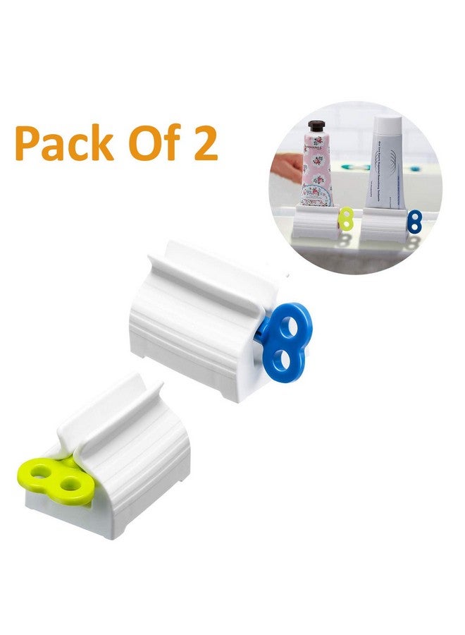 Whitecloud TRANSFORMING HOMES® Plastic Rolling Tube Squeezer Holder Toothpaste Dispenser (White) (34288-5) (2) - Image 2