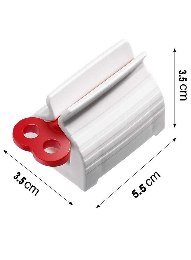 Whitecloud TRANSFORMING HOMES® Plastic Rolling Tube Squeezer Holder Toothpaste Dispenser (White) (34288-5) (2) - Image 4