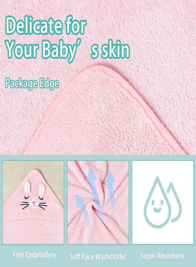 SEVDO 2Pcs Baby Hooded Towel,31 * 31 in Toddler Bath Towels Set for Newborn Babies,Toallas de Baño para Bebe,Organic Infant Kids Boy Essentials1-3 - Image 3