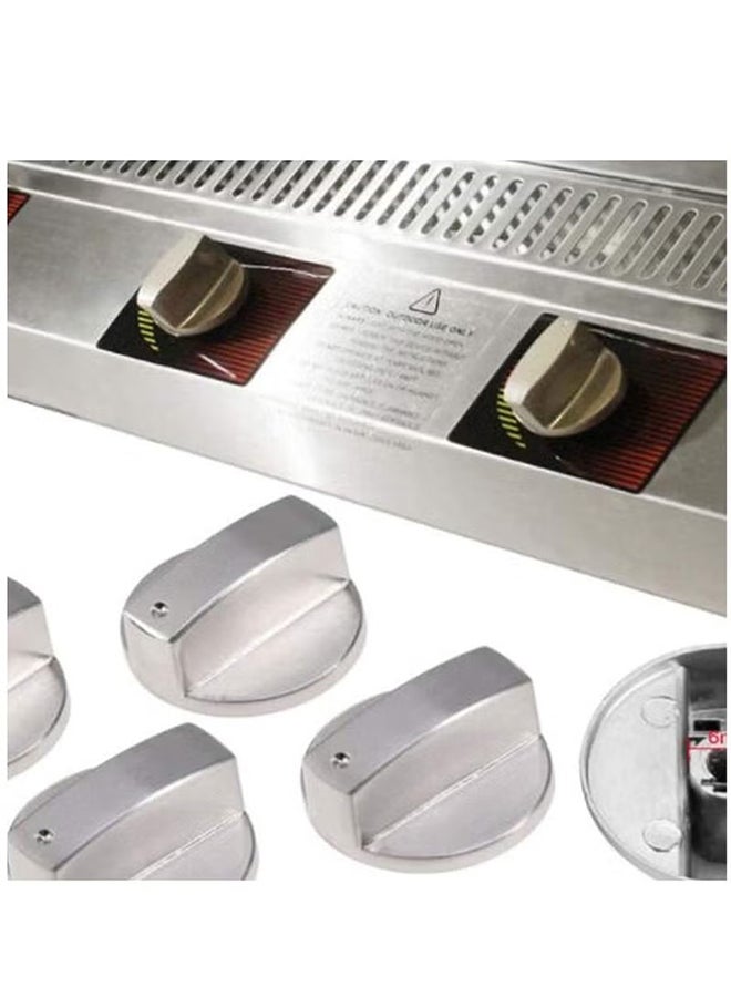 4 مقابض موقد غاز معدنية - مفتاح تحكم بديل للطباخ والفرن ، تشغيل سهل / إيقاف التشغيل - Image 4