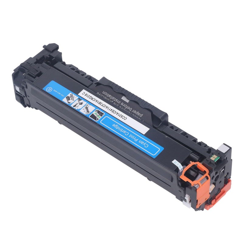 High Yield Cyan Toner Cartridge Compatible with CP2025 CM2320 Series 3500 Pages ABS Material - Image 2