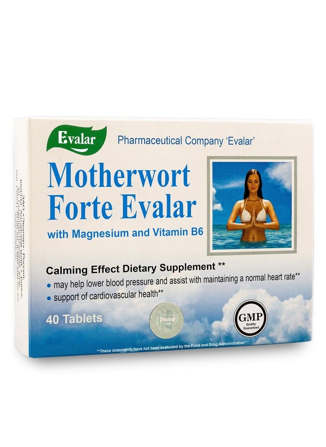 Evalar Motherwort Forte by Evalar Siberian Herbs 40 Tabs  - Image 1