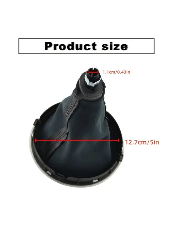 For Skoda Fabia 2 2007-2010 Roomster 2006-2010 5 Speed Gear Shift Knob With PU Leather Boot Cover - Image 2