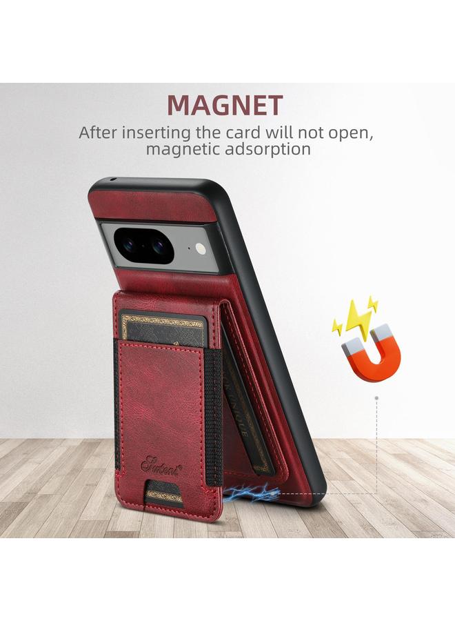 Suteni Case For Google Pixel 9 Pro H17 Oil Eax Leather Detachable Wallet Phone Case - Image 4