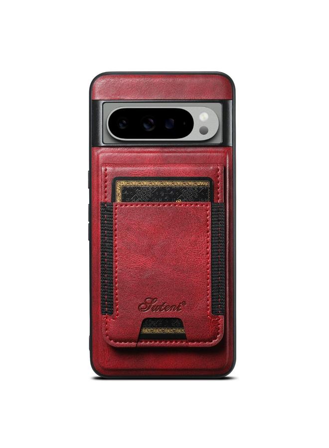 Suteni Case For Google Pixel 9 Pro H17 Oil Eax Leather Detachable Wallet Phone Case - Image 1