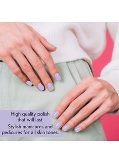 Color Club Holy Chic! Nail Gel Light Purple With Blue Color Polish  - Image 3
