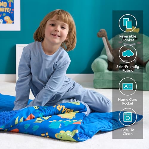 JOIEDOMI Toddler Sleeping Bag for Kids 55''x30'' Nap Mat with Removable Pillow and Minky Blanket for Toddler Ages 3-7 Roll Up Soft Kids Sleeping Bag for Boys Girls Kindergarten Daycare Sleepover - Image 5