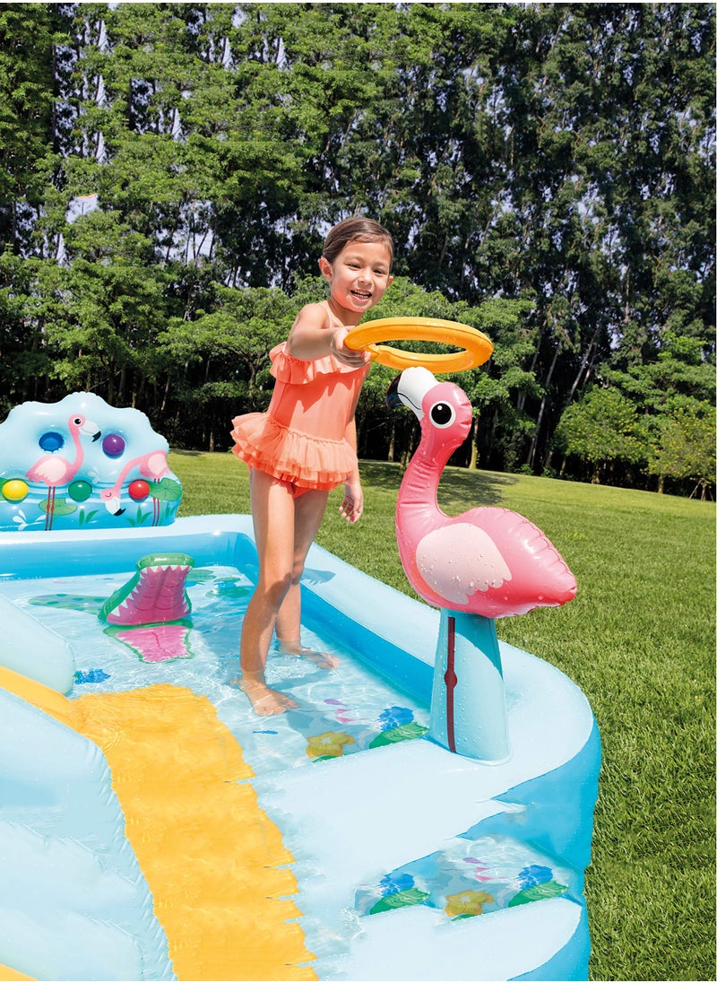 Arabest - 57161NP Jungle Adventures Water Play Center Inflatable Pool- From 3 years old Kids, inflatable Children water Pool Activity with Fun and colorful design - Image 1