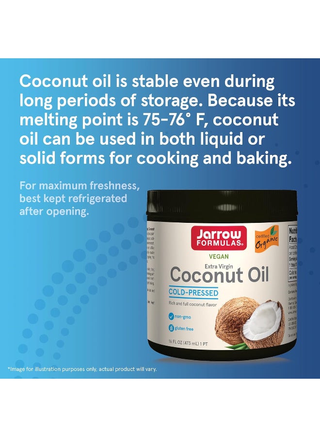 جارو فورملاز زيت جوز الهند البكر الممتاز العضوي ١٠٠٪ من جارو فورميولا، ١٦ أونصة - Image 5