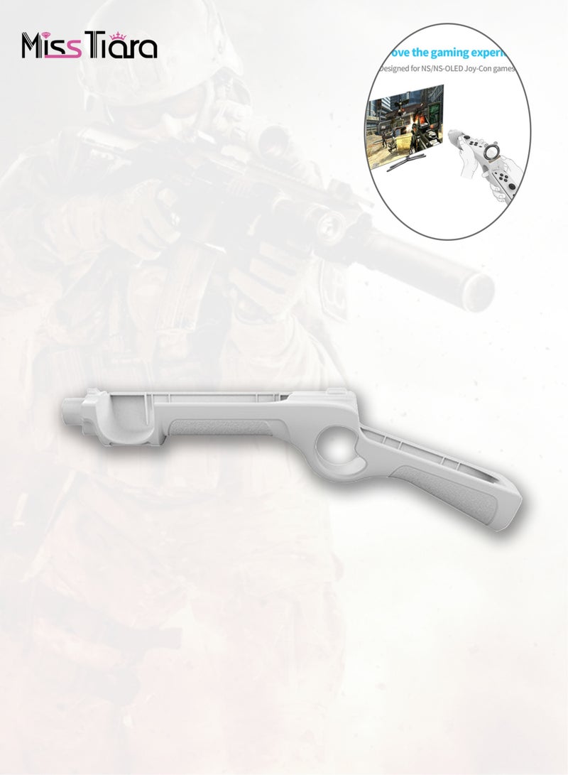 MissTiara Shooting Games Gun Grip Cover for Nintendo Switch and Switch OLED Joy Con Controller Grip  - Image 1