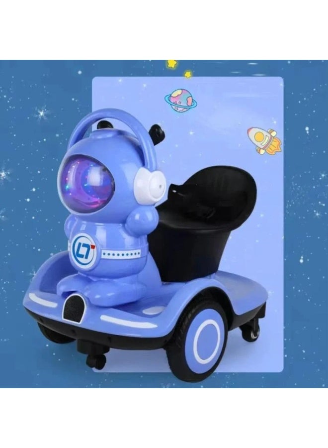 Smart electric scooter for children with four wheels and seat With Remote Control - Image 2