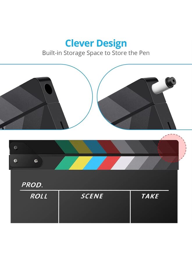 لوح كلابري مصنوع من فيلم أكريليك - 12 × 10 بوصة لوح كلابري مصنوع من فيلم أكريليك لتزيين مسرح السينما - Image 2