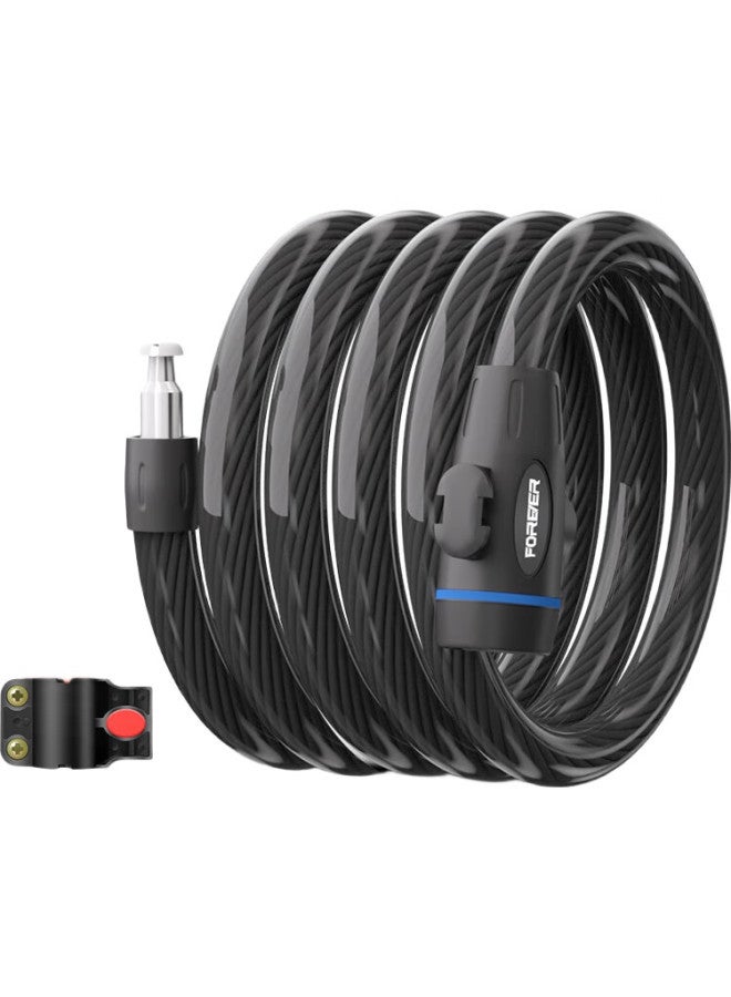 Forever Mountain Bike Anti-Theft Lock, Bicycle Combination Lock, Electric Bike Chain Lock, Thickened Steel Cable Lock, Portable Lock - Image 2