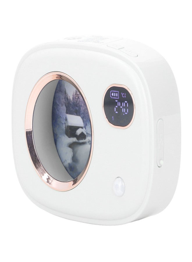 Fragrance Dispenser Smart Digital Display Ultrasonic Fragrance Aromatherapy Diffuser for Toilet Living Room Hotel White - Image 2