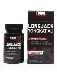 Force Factor Long-Jack Tongkat Ali 500 mg - 30 Capsules  - Image 1