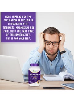 NBL Natural Magnesium Glycinate Chelate 200mg 120 Capsules  - Image 5