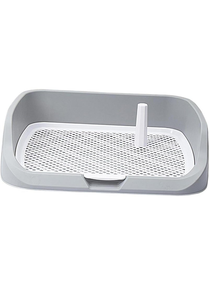 جي جوت صينية مرحاض لتدريب الجراء خفيفة الوزن وقابلة للحمل وسهلة الحمل للكلاب الصغيرة ومنتجات الحيوانات الأليفة للكلاب، لون رمادي، 53 × 45 × 13 سم - Image 5