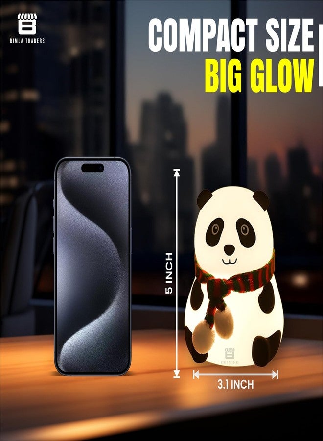 BTfash Panda Night Lamp for Kids | Adorable Room Decor & Lover Gifts for Teen Girls Boys | Night Light for Cute Baby Room,Table,Beside - Image 4