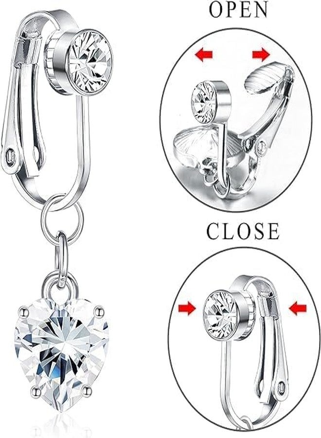 PARVY® Belly Button | Clamp Piercing Jewellery | Belly Rings the Party Fake Navel Ring Non Piercing(1 PCS) - Image 3