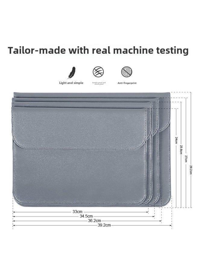 Macbook Sleeve Bag For Apple Asus Dell Xiaomi Universal Horizontal Computer Bag Notebook Protective Cover-Color:Dark Green + Small Ink Bag-Applicable Model:13 Inch Pro/Air(13 Inch)  - Image 3