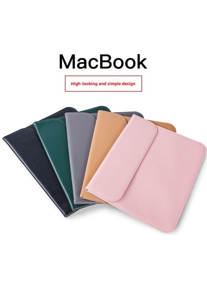 Macbook Sleeve Bag For Apple Asus Dell Xiaomi Universal Horizontal Computer Bag Notebook Protective Cover-Color:Dark Green + Small Ink Bag-Applicable Model:13 Inch Pro/Air(13 Inch)  - Image 5