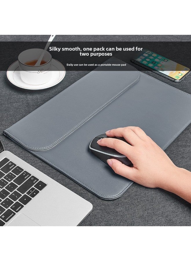 Macbook Sleeve Bag For Apple Asus Dell Xiaomi Universal Horizontal Computer Bag Notebook Protective Cover-Color:Dark Green + Small Ink Bag-Applicable Model:13 Inch Pro/Air(13 Inch)  - Image 4