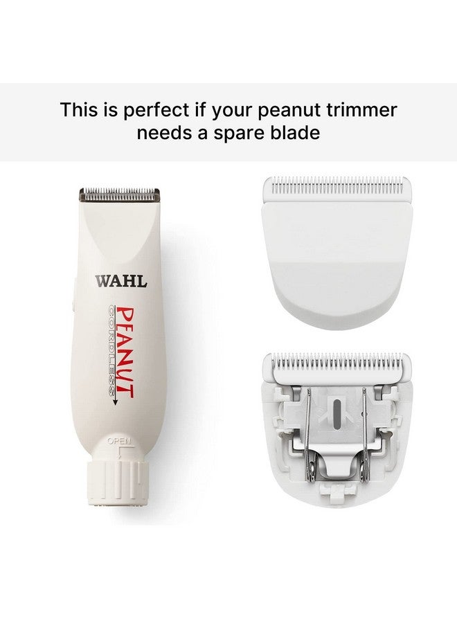 CR8GR8 2 Pack Peanut Clipper Replacement Blade, Snap-On Replacement Blade for Wahl Peanut Hair Clipper #2068-300, White - Image 4