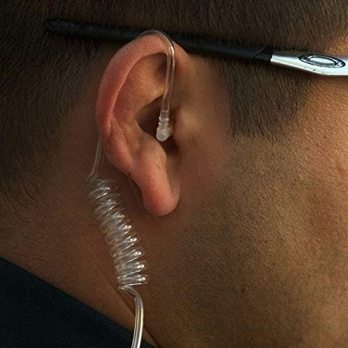 Artek Air Acoustic Tube Covert Earpiece with Throat Microphone | Wired 2-Pin Audio Connector | Compatible with Baofeng UV-5R BF-888S and Other Two-Way Radios | Surveillance and Security Use - Image 3