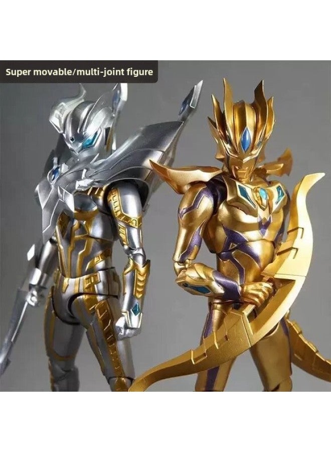 Shf Ultimate Shining Sailor Gold Sailor Super Action Ott دمية مصنوعة يدويًا للأطفال لعبة هدية - اللون: Blelaze 18 سم - Image 2
