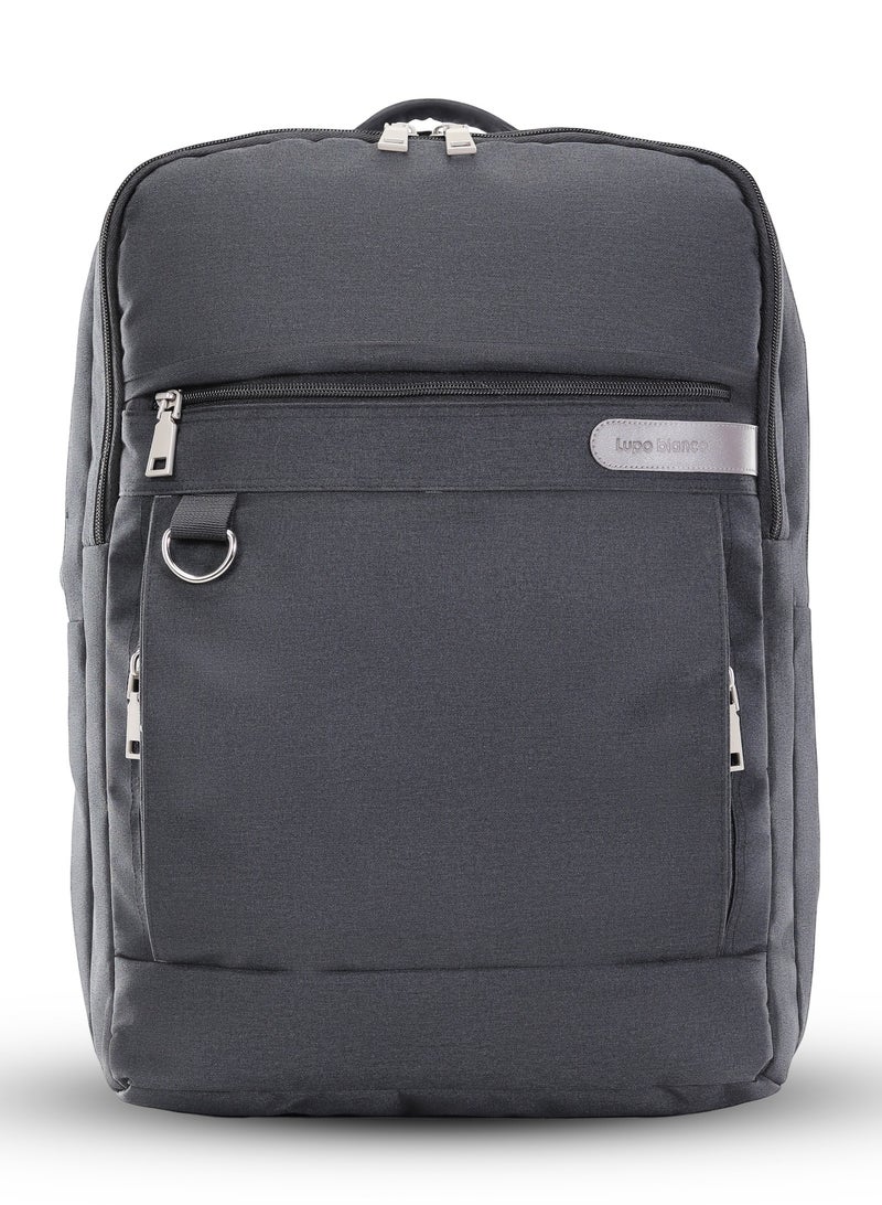 Lupo bianco Multi-Pocket Backpack - Black  - Image 2