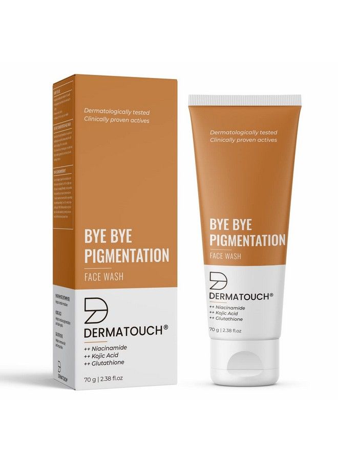 DERMATOUCH Bye Bye Pigmentation Face Wash;| Anti Pigmentation Face Wash For Women/Men With Niacinamide Kojic Acid & Glutathione 70G - Image 2