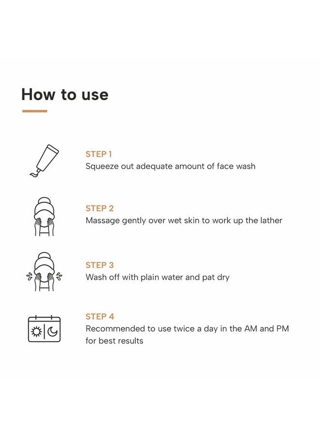 DERMATOUCH Bye Bye Pigmentation Face Wash;| Anti Pigmentation Face Wash For Women/Men With Niacinamide Kojic Acid & Glutathione 70G - Image 5