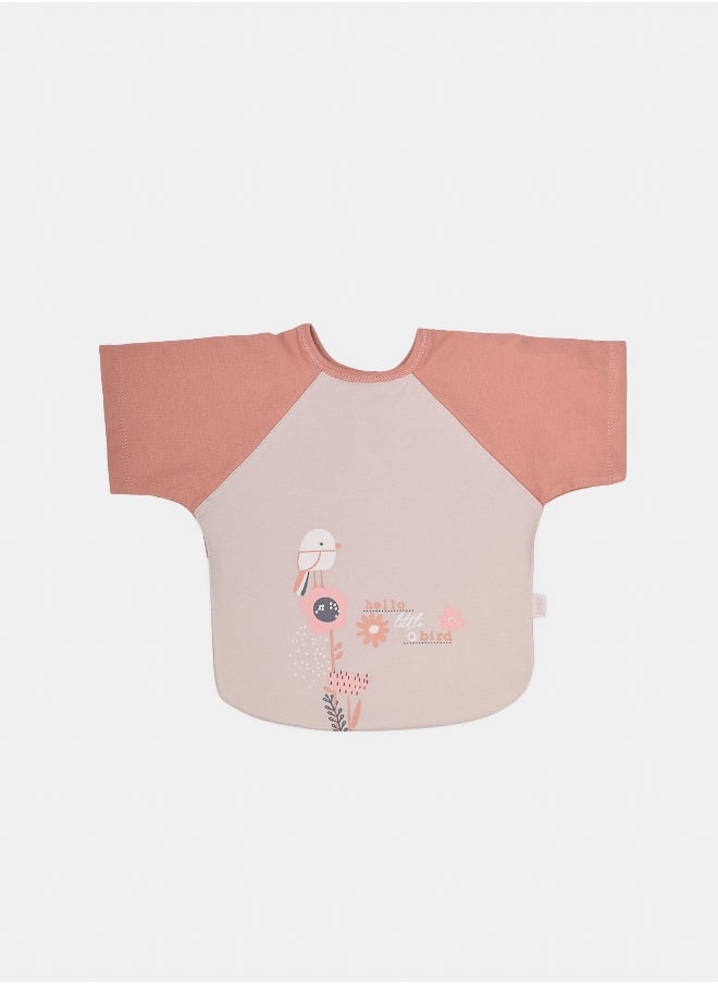 Junior Baby Girls Printed Shirt Bib  - Image 1